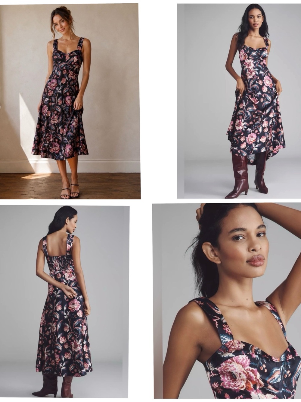 NWT Anthropologie Maeve Jocelyn Sleeveless Seamed Midi Slip Dress